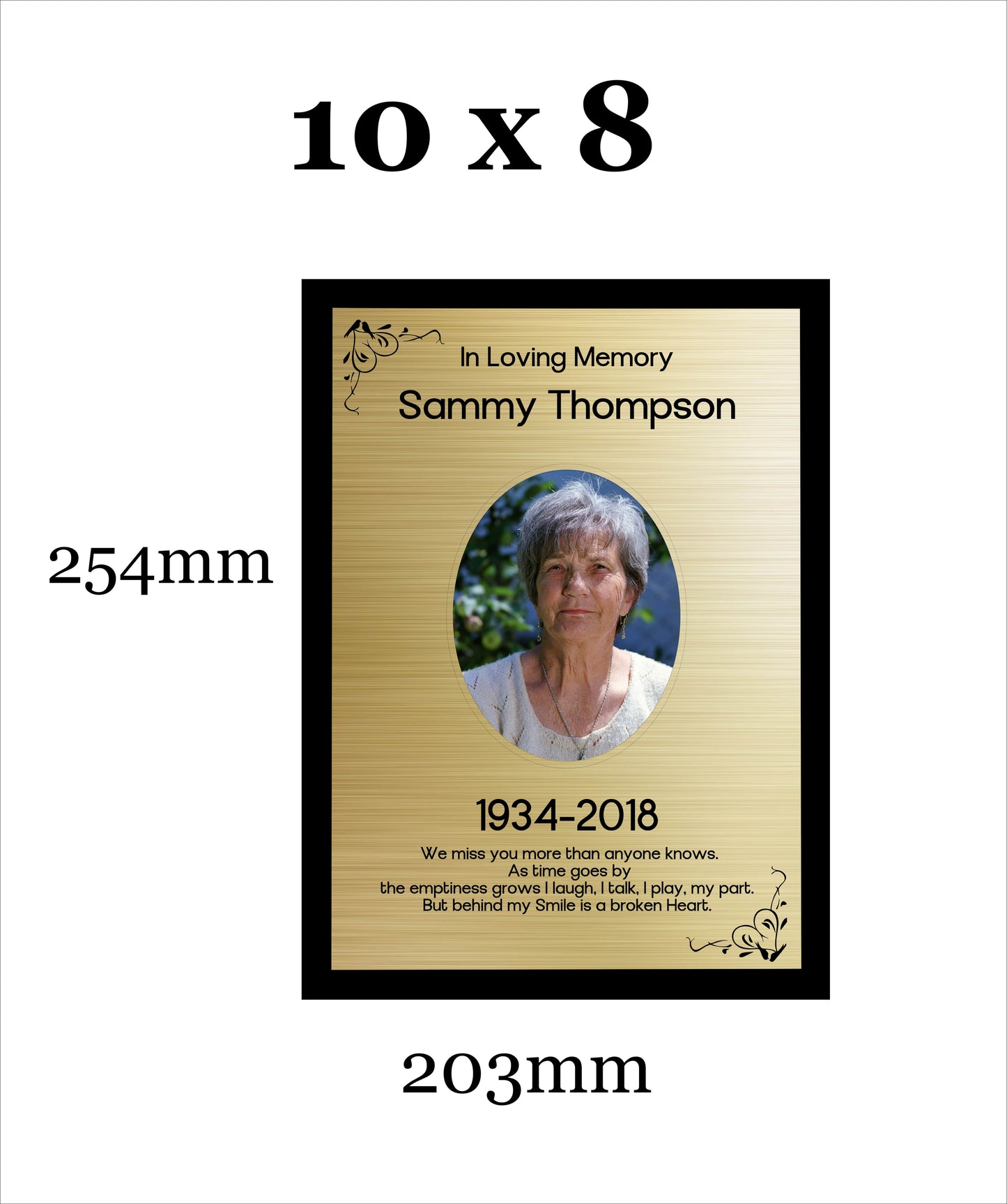 Save a Seat, In Loving Memory, Wedding Tribute Plaque, Funeral, Cremation Ceremony Plaque Gold