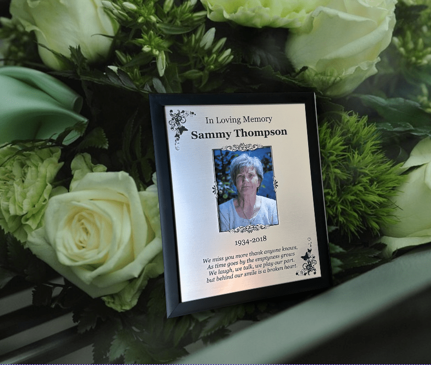 Save a Seat, In Loving Memory, Wedding Tribute Plaque, Funeral, Cremation Ceremony Plaque Silver