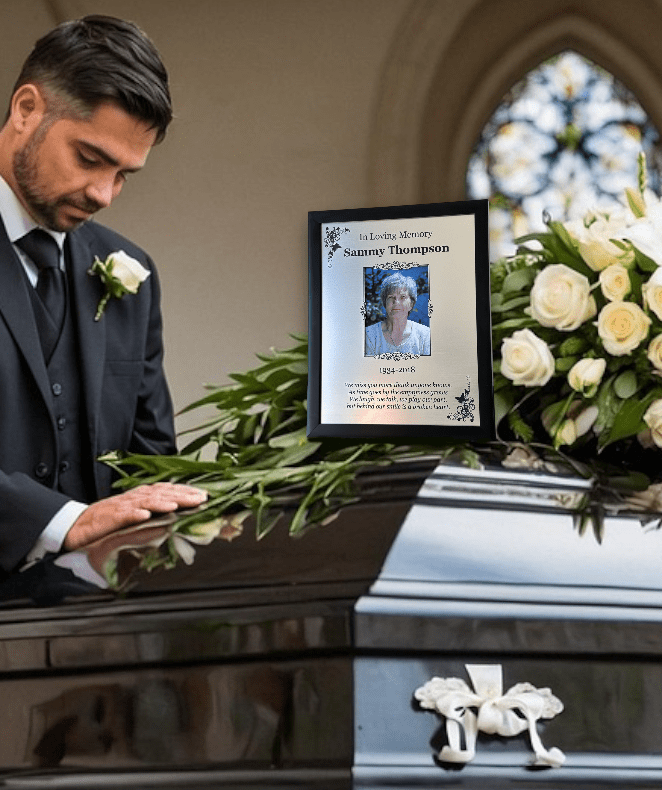Save a Seat, In Loving Memory, Wedding Tribute Plaque, Funeral, Cremation Ceremony Plaque Silver