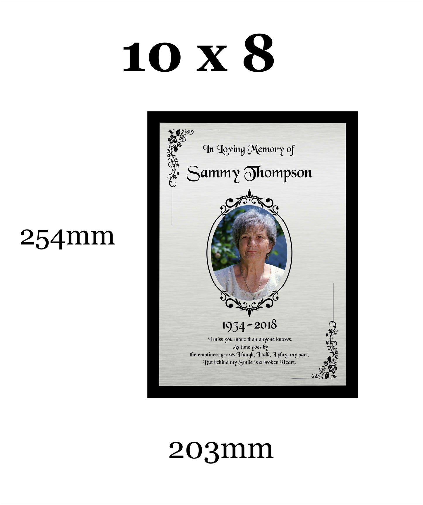 Save a Seat, In Loving Memory, Wedding Tribute Plaque, Funeral, Cremation Ceremony Plaque Silver