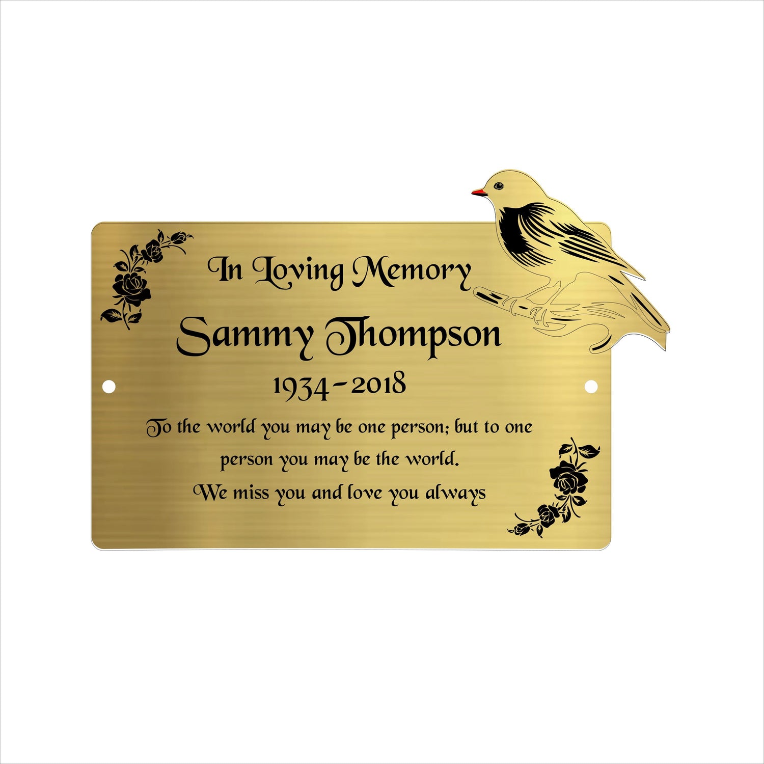 6x4 Memorial Plaques