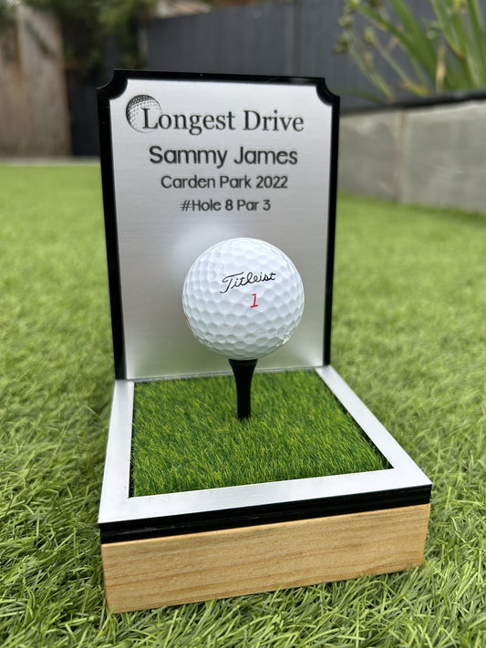 Hole in one, Golf Gifts, Longest Drive, Nearest the pin, personalised Plaques, Keepsakes, silver