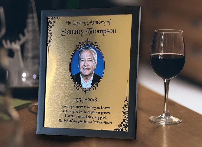 Save a Seat, In Loving Memory, Wedding Tribute Plaque, Funeral, Cremation Ceremony Plaque Silver