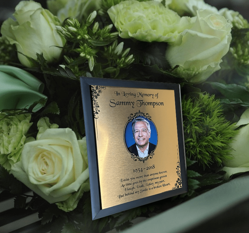 Save a Seat, In Loving Memory, Wedding Tribute Plaque, Funeral, Cremation Ceremony Plaque Gold