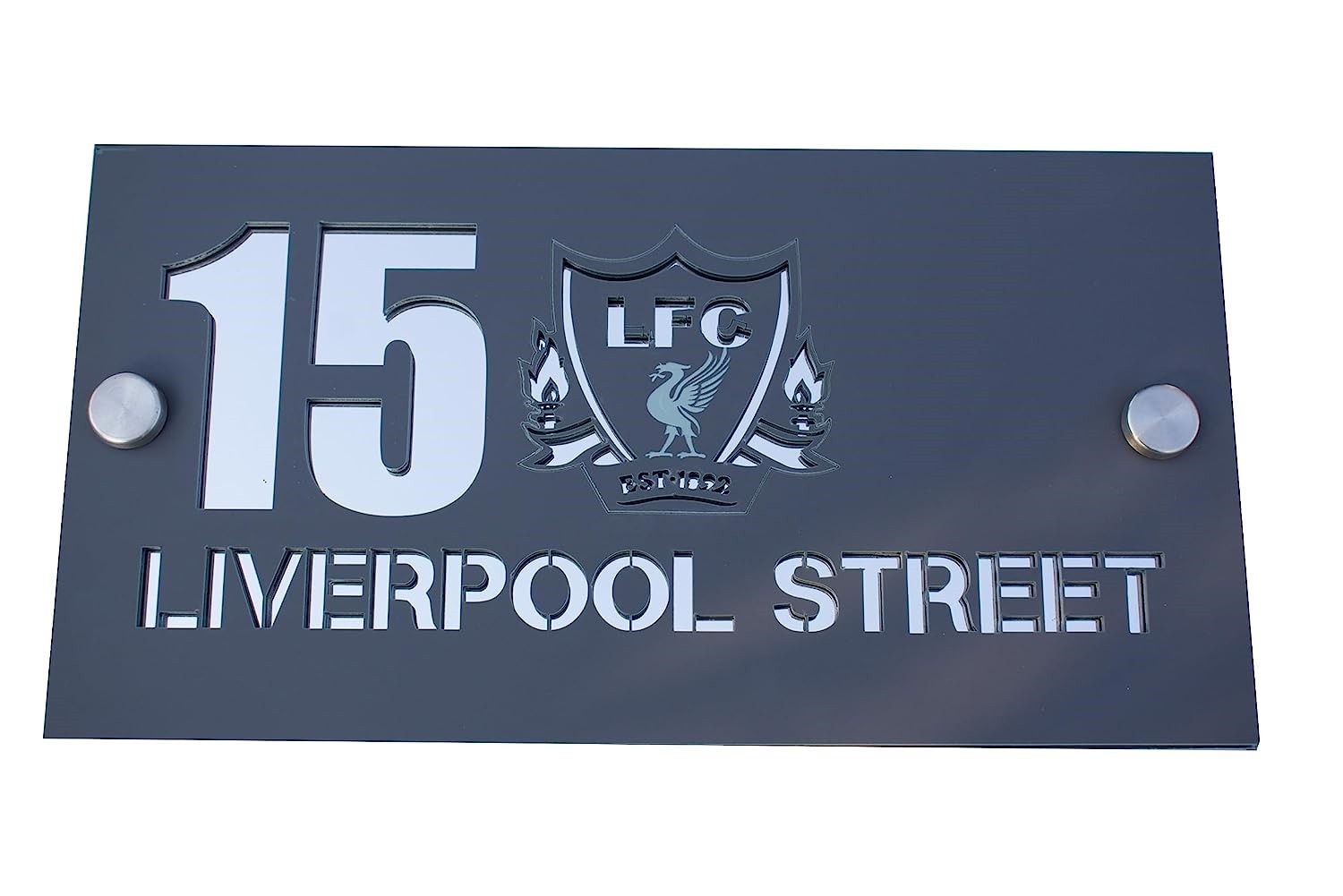 Handmade Custom House Sign Number and Address Liverpool Football Club ...