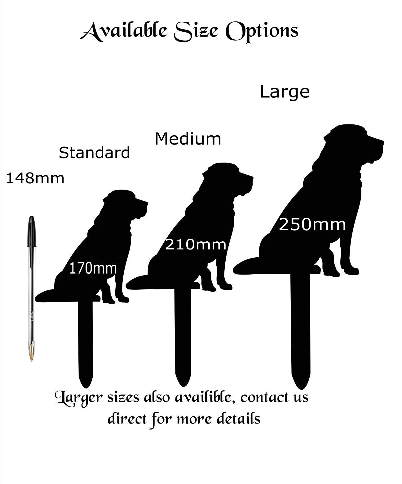 Personalised Pet, Rottweiler Memorial Plaque, Ground Stake, Grave Marker for Cemetery Or Garden