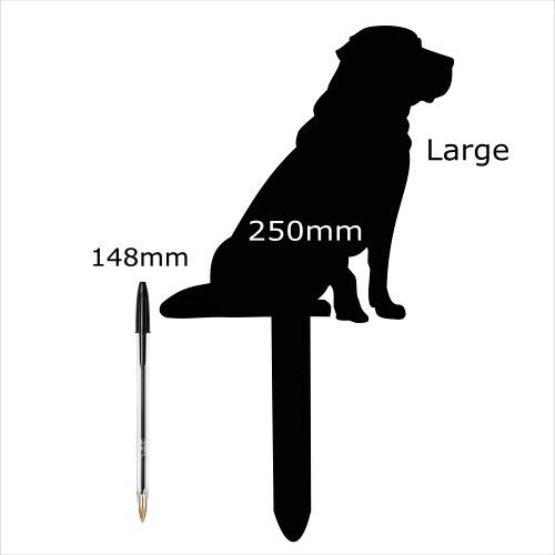 Personalised Pet, Rottweiler Memorial Plaque, Ground Stake, Grave Marker for Cemetery Or Garden