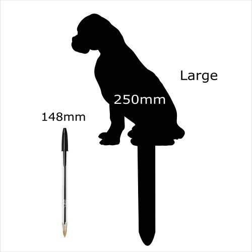 Personalised Pet, Boxer Dog Memorial Plaque, Ground Stake, Grave Marker for Cemetery Or Garden