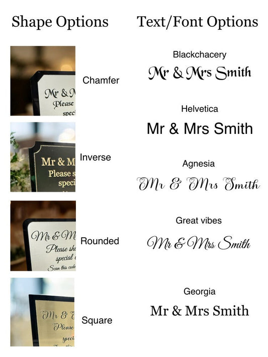 Personalised Wedding Day Photo QR Code Digital SVG file